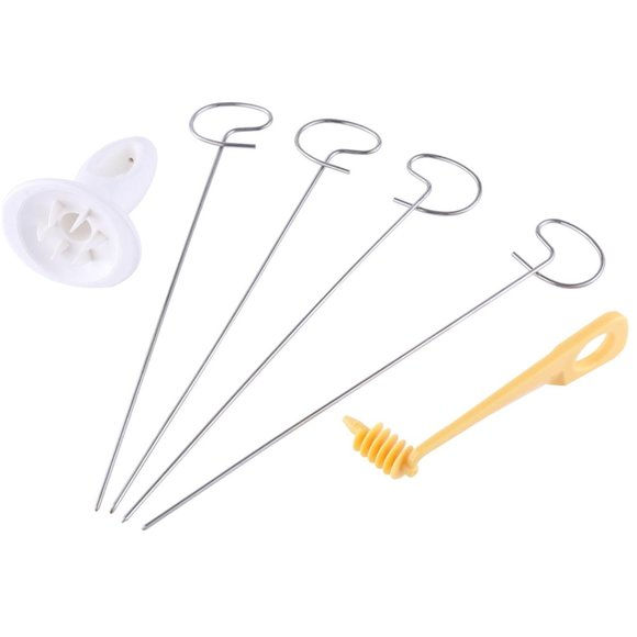 6-Piece Set: Easy Handheld Tornado Fries Maker and Potato Spiral Cutter - Picture 1 of 4